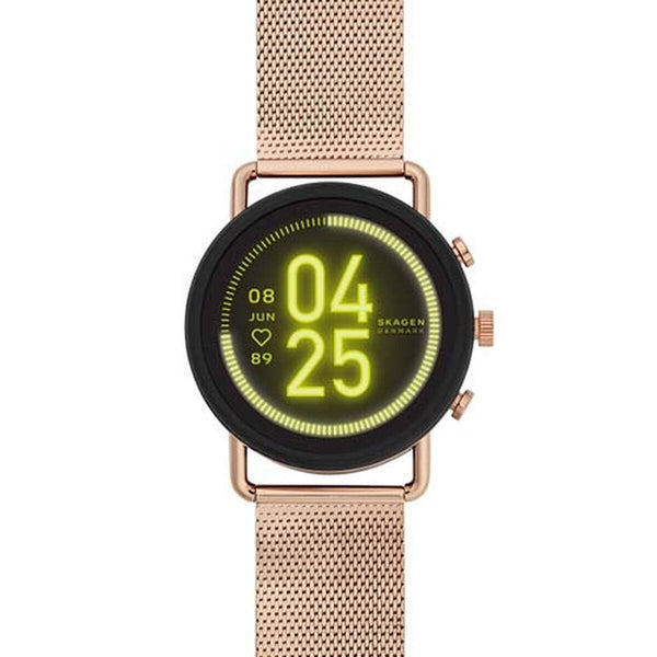 Rose Gold Smartwatch Skagen Gen 5 mit digitalem Display und elegantem Design