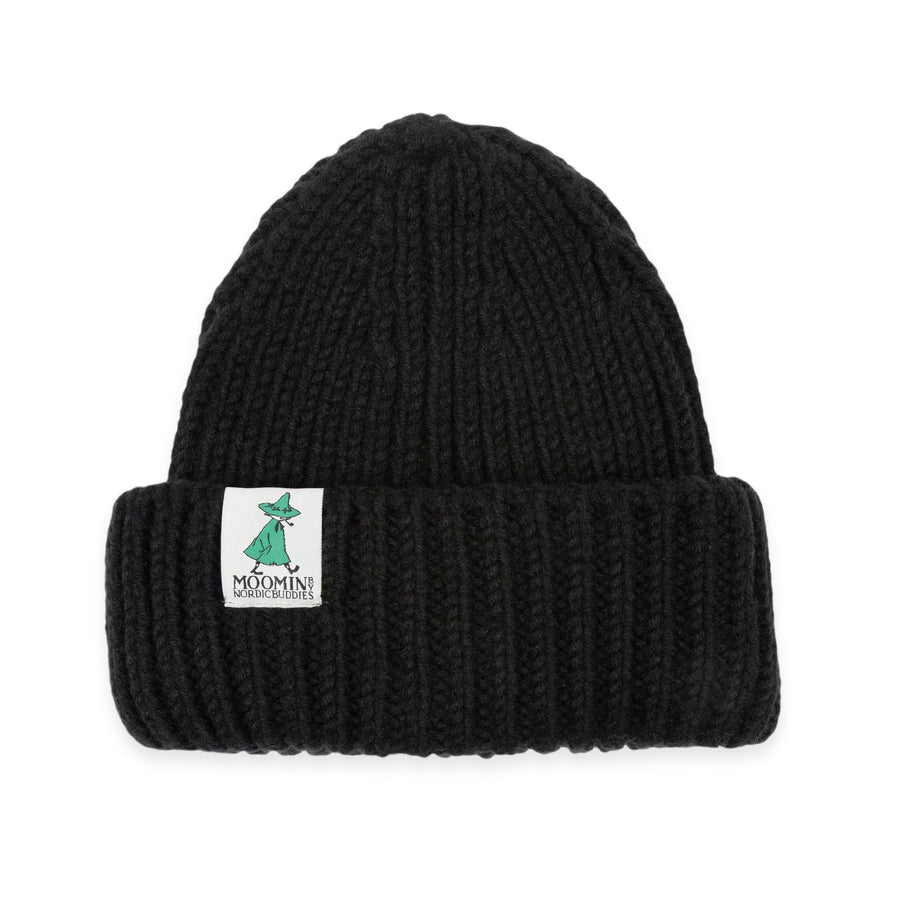 Grobstrick – Beanie Snufkin – Schwarz