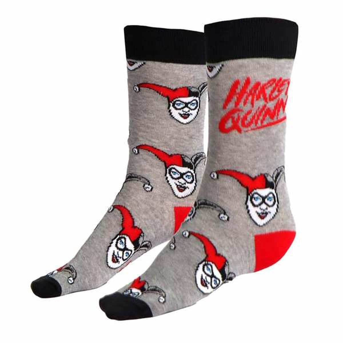 Socken Batman Harley Quinn Grau 36 43 - Mode & Accessoires