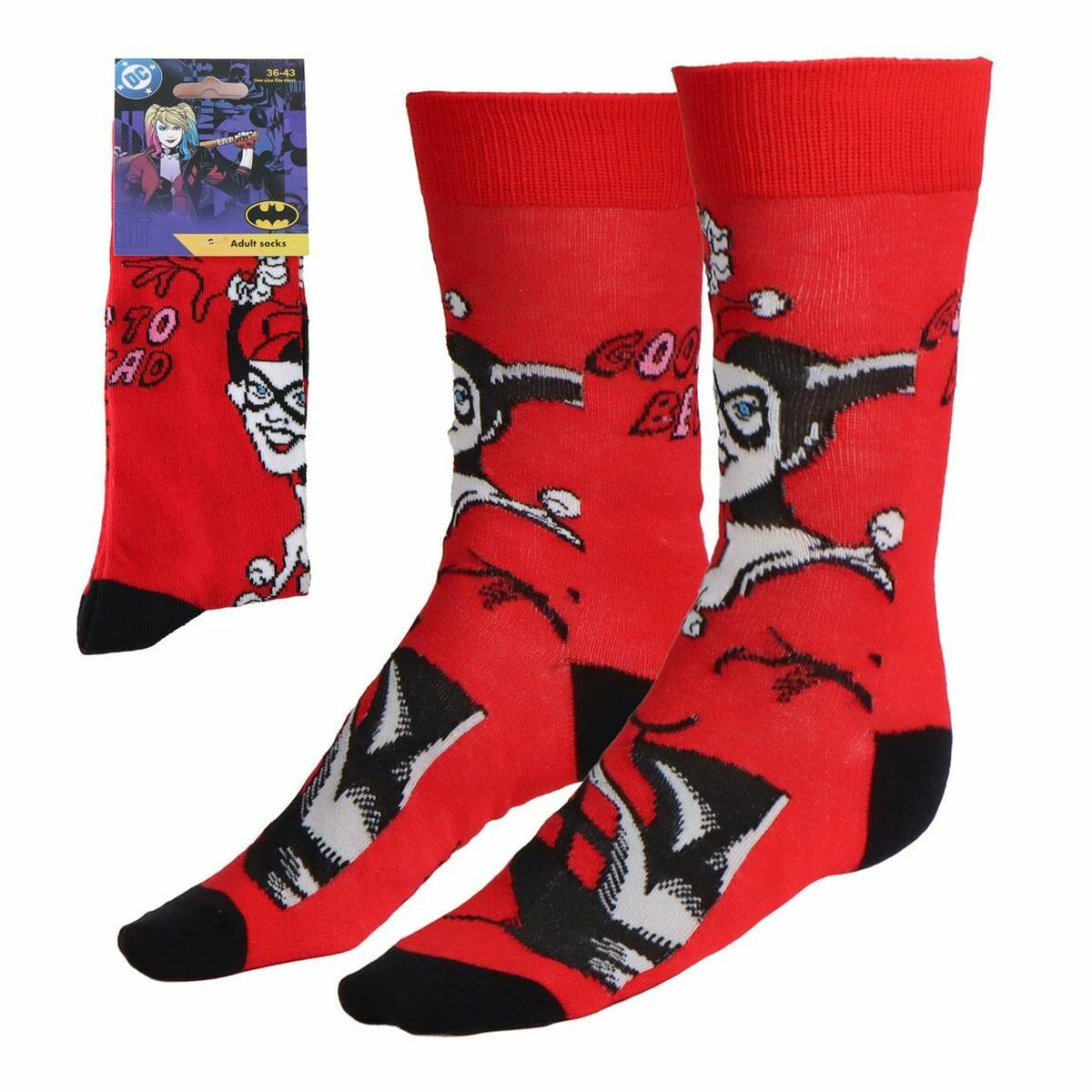Socken Batman Harley Quinn Rot 36-43 kaufen - Mode & Accessoires