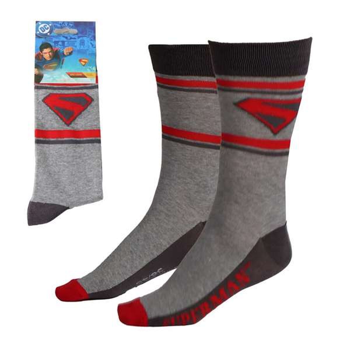 Socken Superman Grau 38-45 Herrenmode Online - Mode & Accessoires