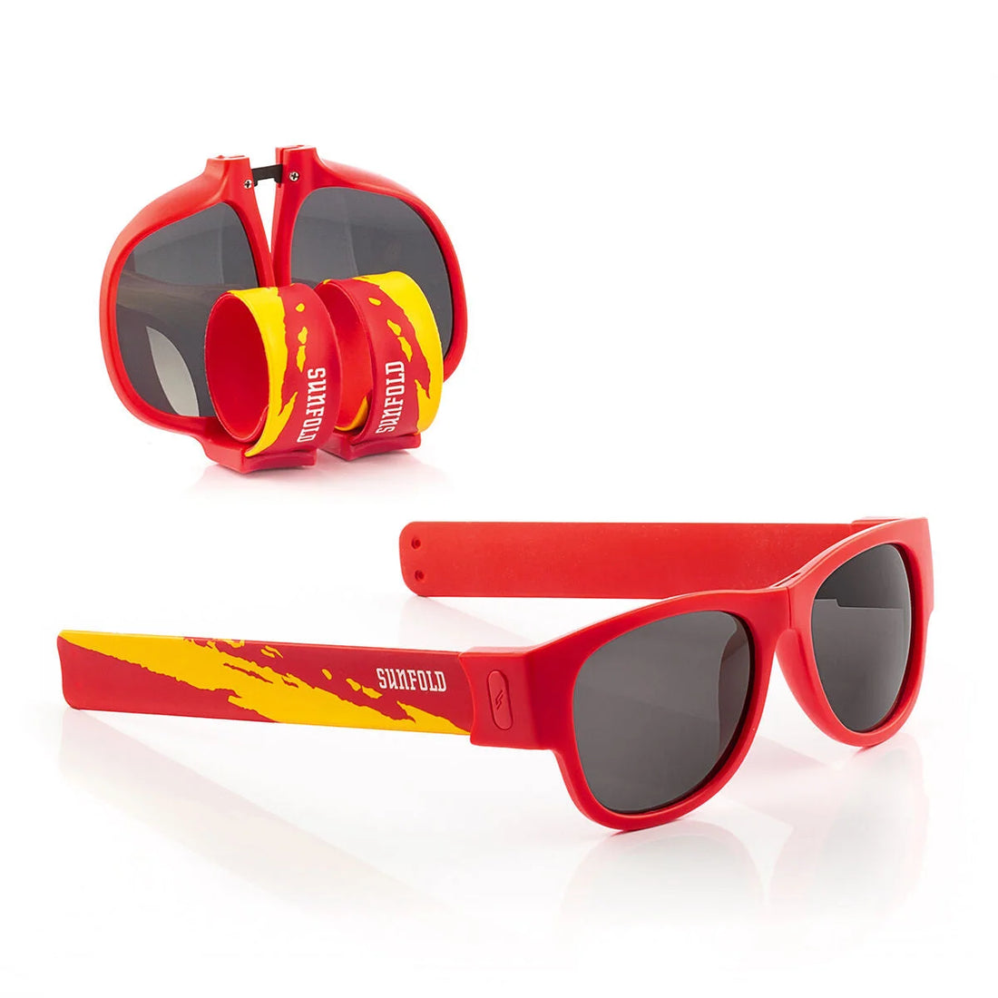 Sunfold Spain Falt-Sonnenbrille – Rot – Detailansicht 2