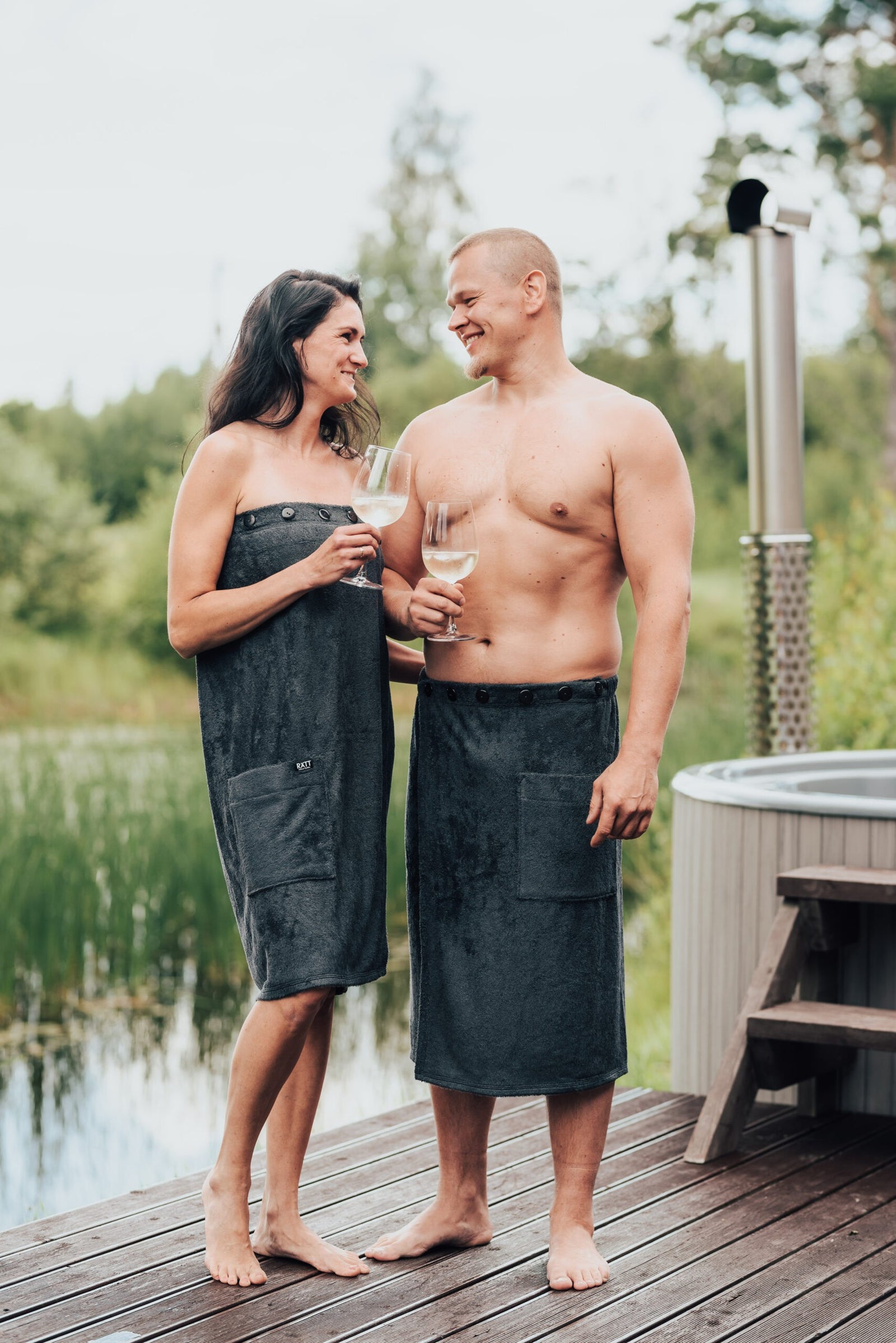 Spa – Wickeltuch für Herren-Bambus-Frottee