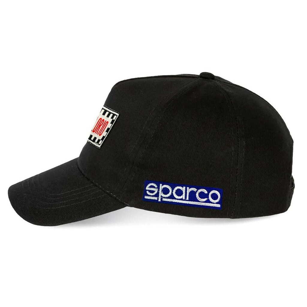 Sparco TARGA FLORIO Kappe Schwarz – Stilvoller UV-Schutz - Sport & Freizeit