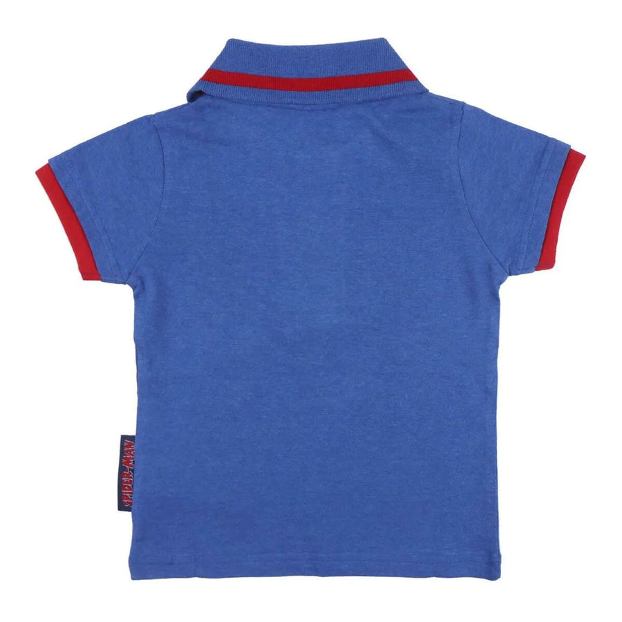 Kinder-Poloshirt Spider-Man Blau