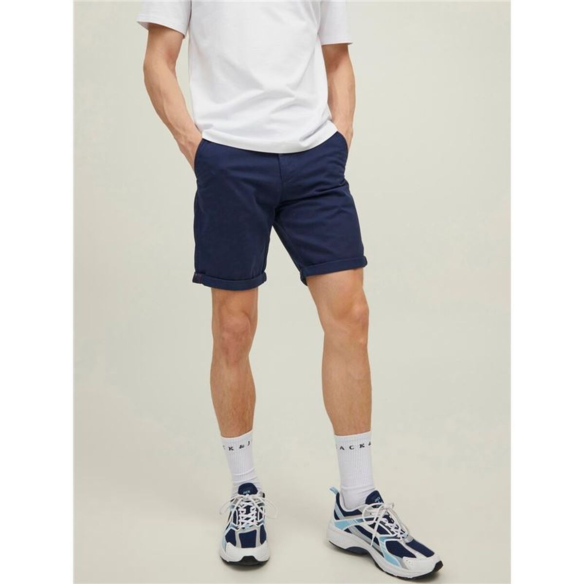 Sport Shorts Jack Jones Bowie Solid Herren Blau - & Freizeit