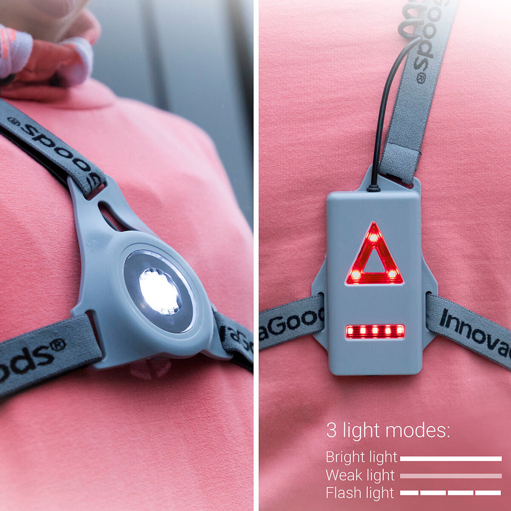 Sportgurt mit LED-Leuchten von InnovaGoods für Sicherheit