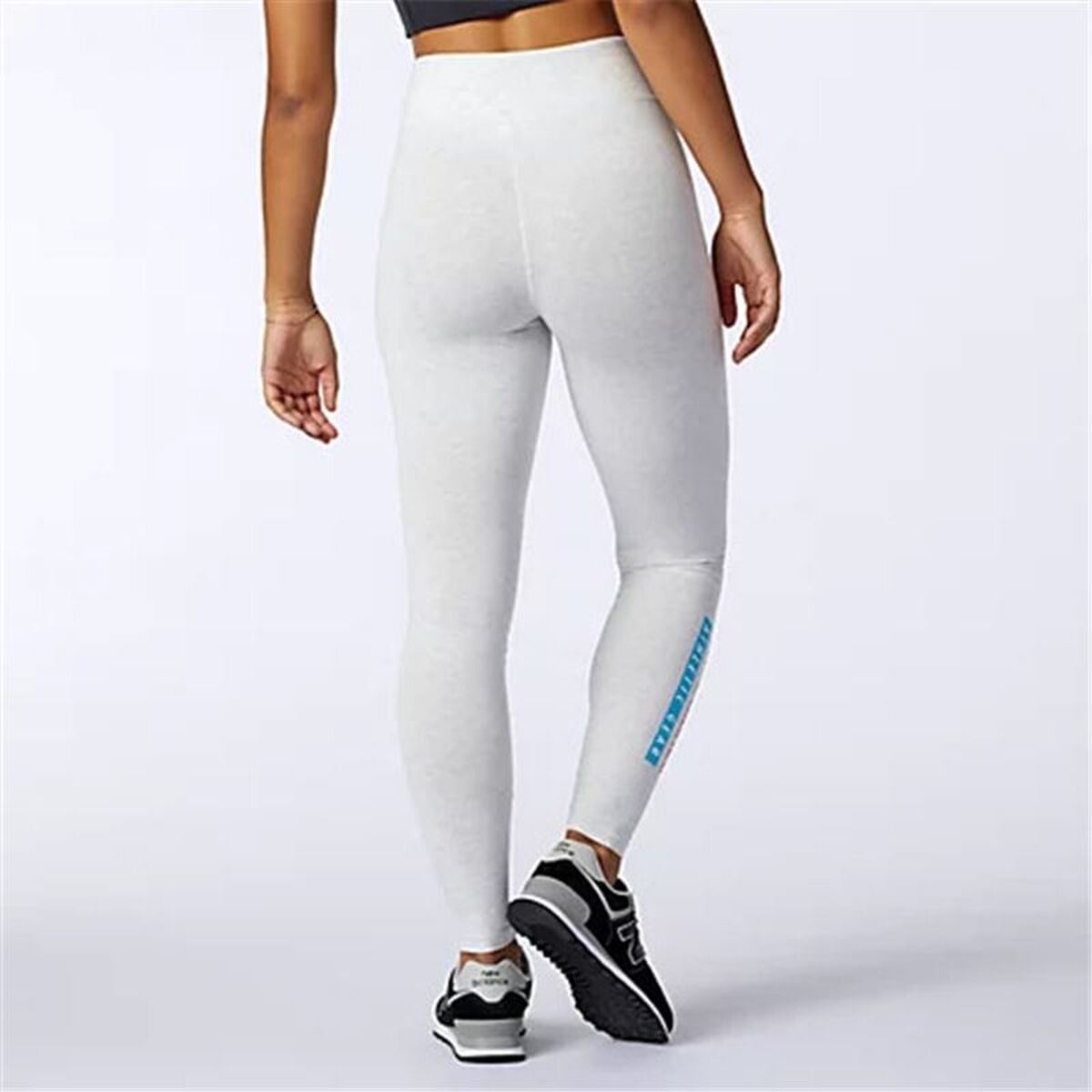 Sporthose Damen New Balance Essentials Field Day Weiß - Sport & Freizeit