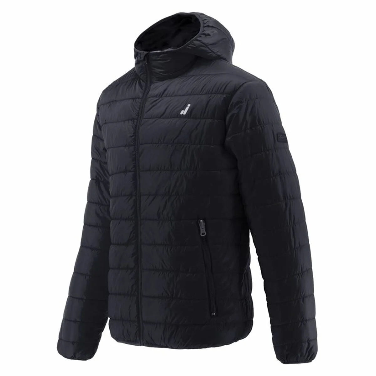 Joluvi Herren-Sportjacke mit Kapuze Schwarz Gr. M