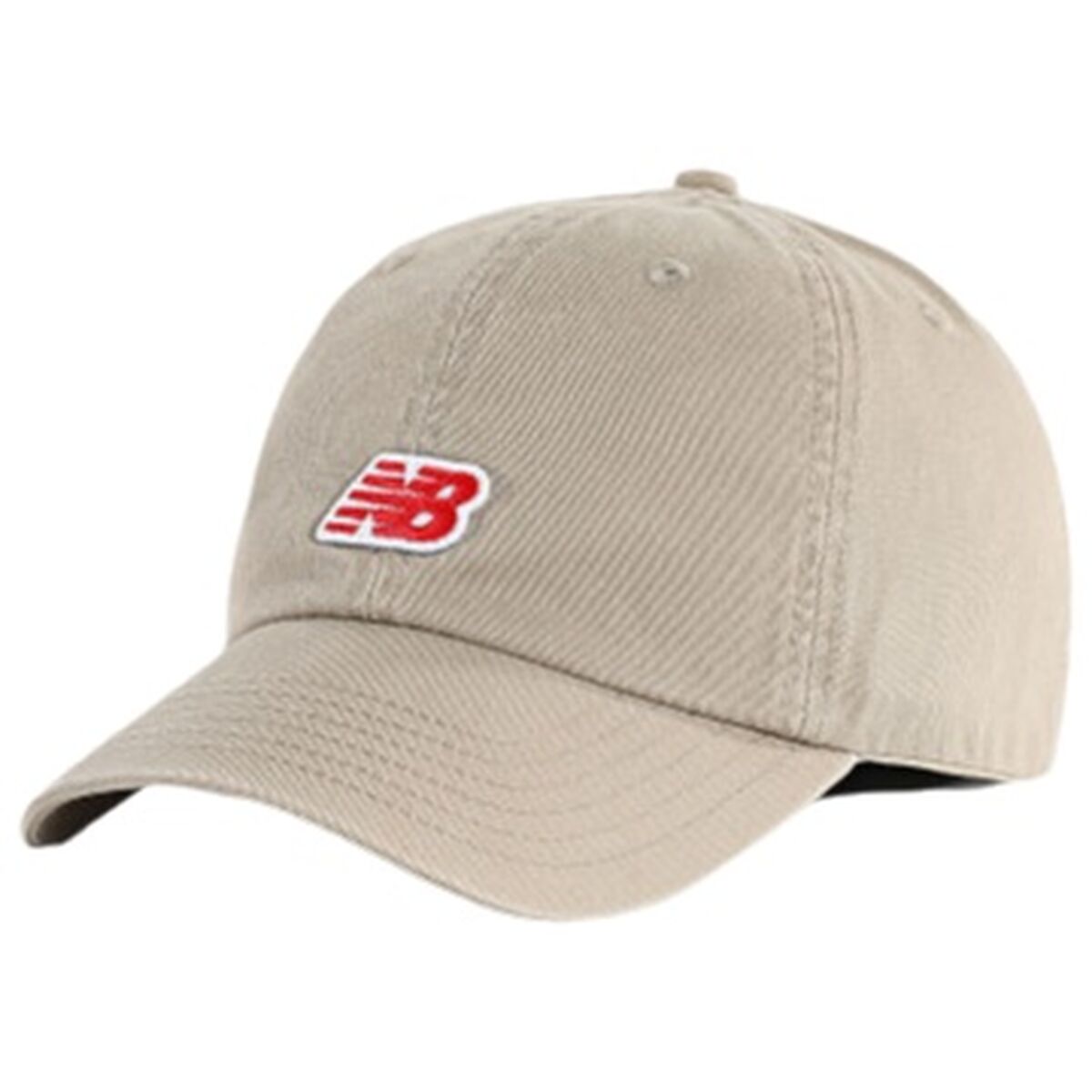 New Balance Herren Sportkappe Beige – 100 % Baumwolle - Kleidung