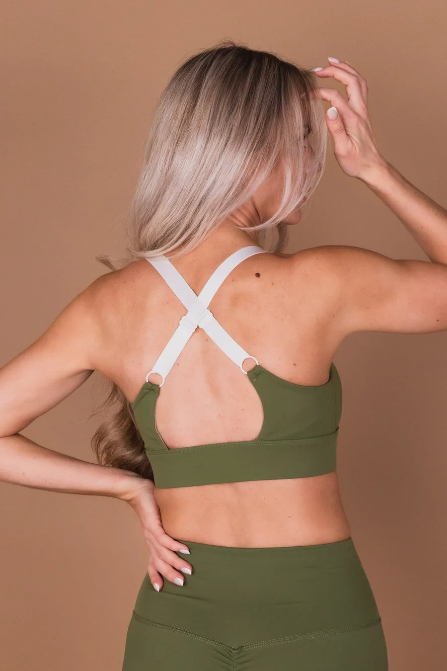 Sport-BH „Olive Green“ – Detailansicht 2