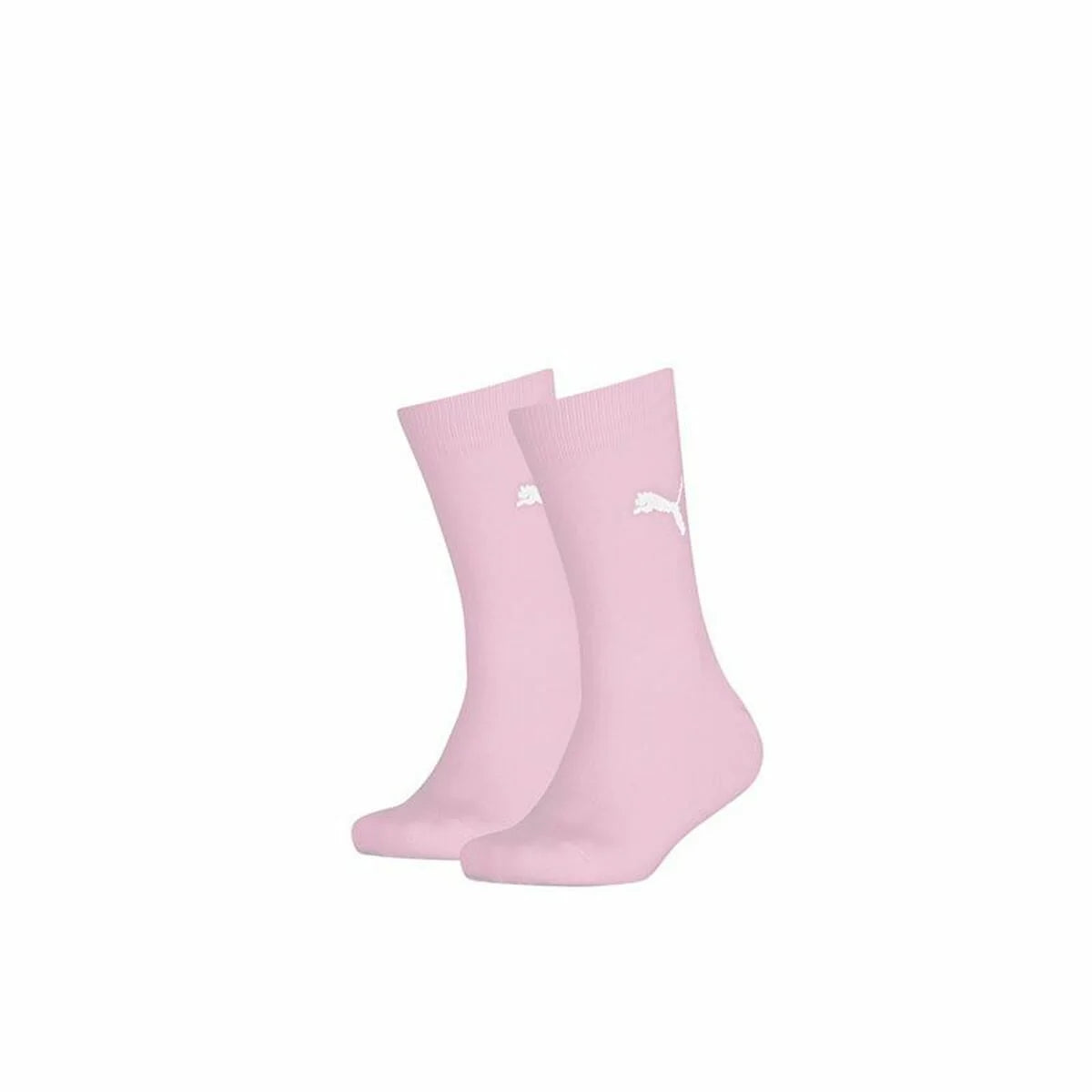 Rosa Puma Easy Rider JR Kinder-Sportsocken mit weißem Logo