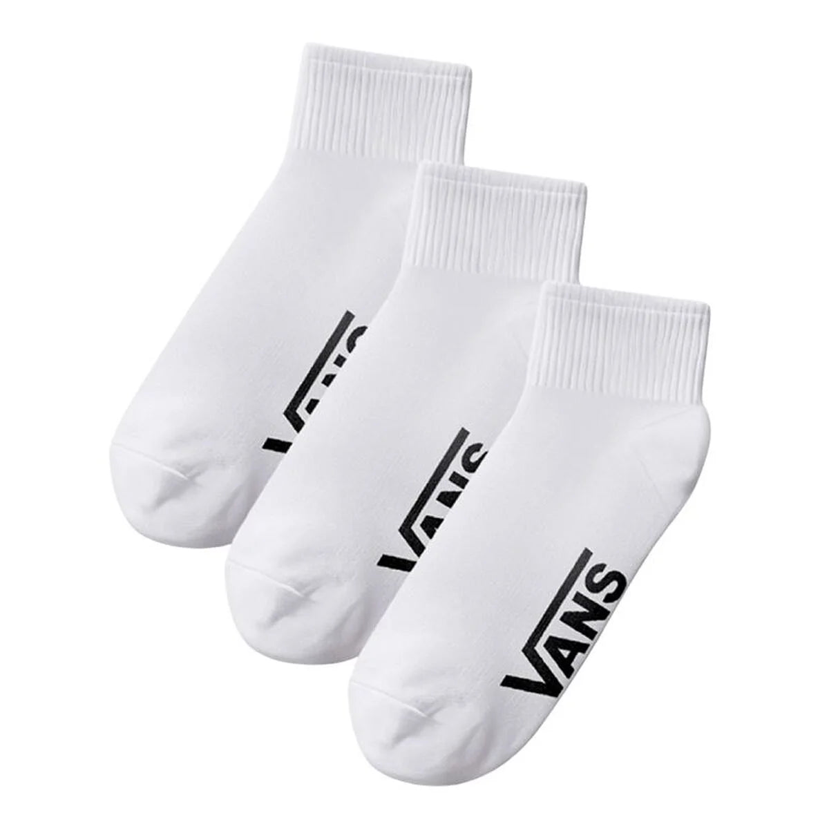 Sportsocken Vans Classic Quarter Crew Weiß 3 Stücke