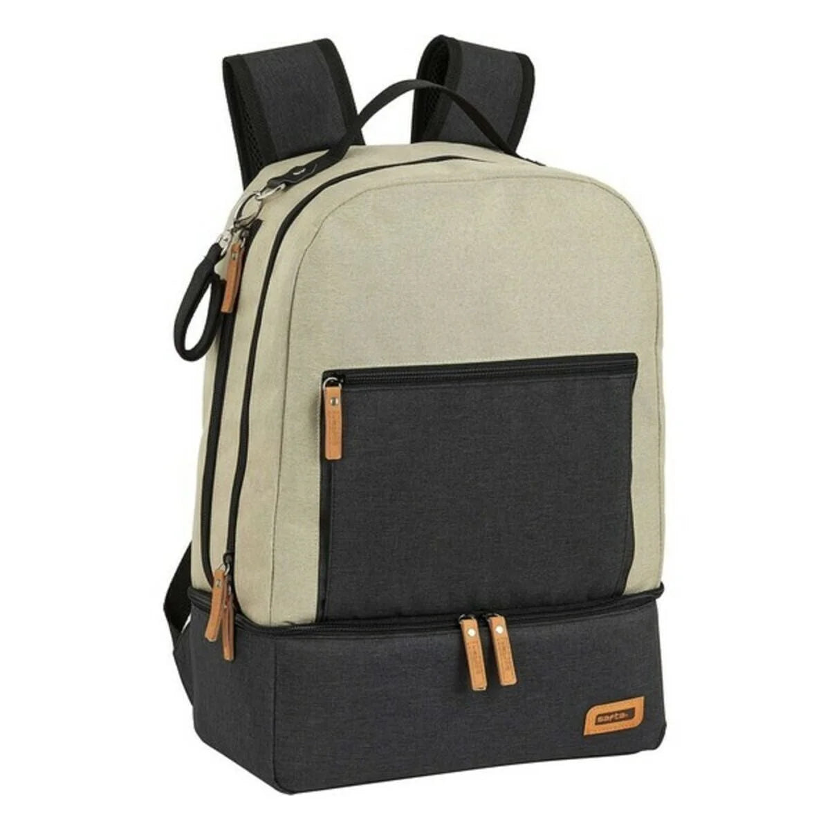 Sporttasche Schuhhalterung Safta M883 Beige Dunkelgrau