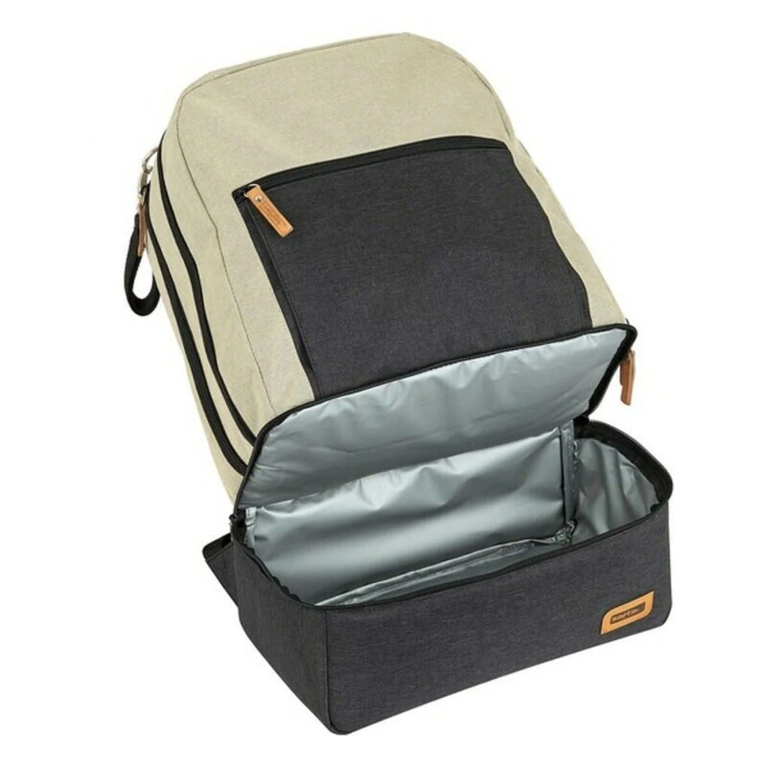 Sporttasche mit Schuhhalterung Safta M883 Beige Dunkelgrau 15 L – Detailansicht 5