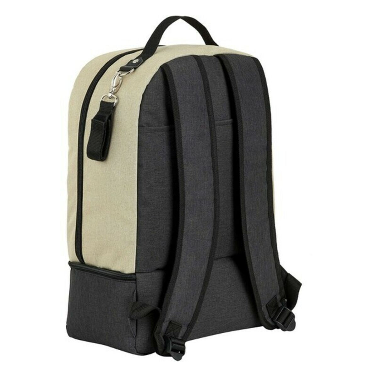 Sporttasche Schuhhalterung Safta M883 Beige Dunkelgrau