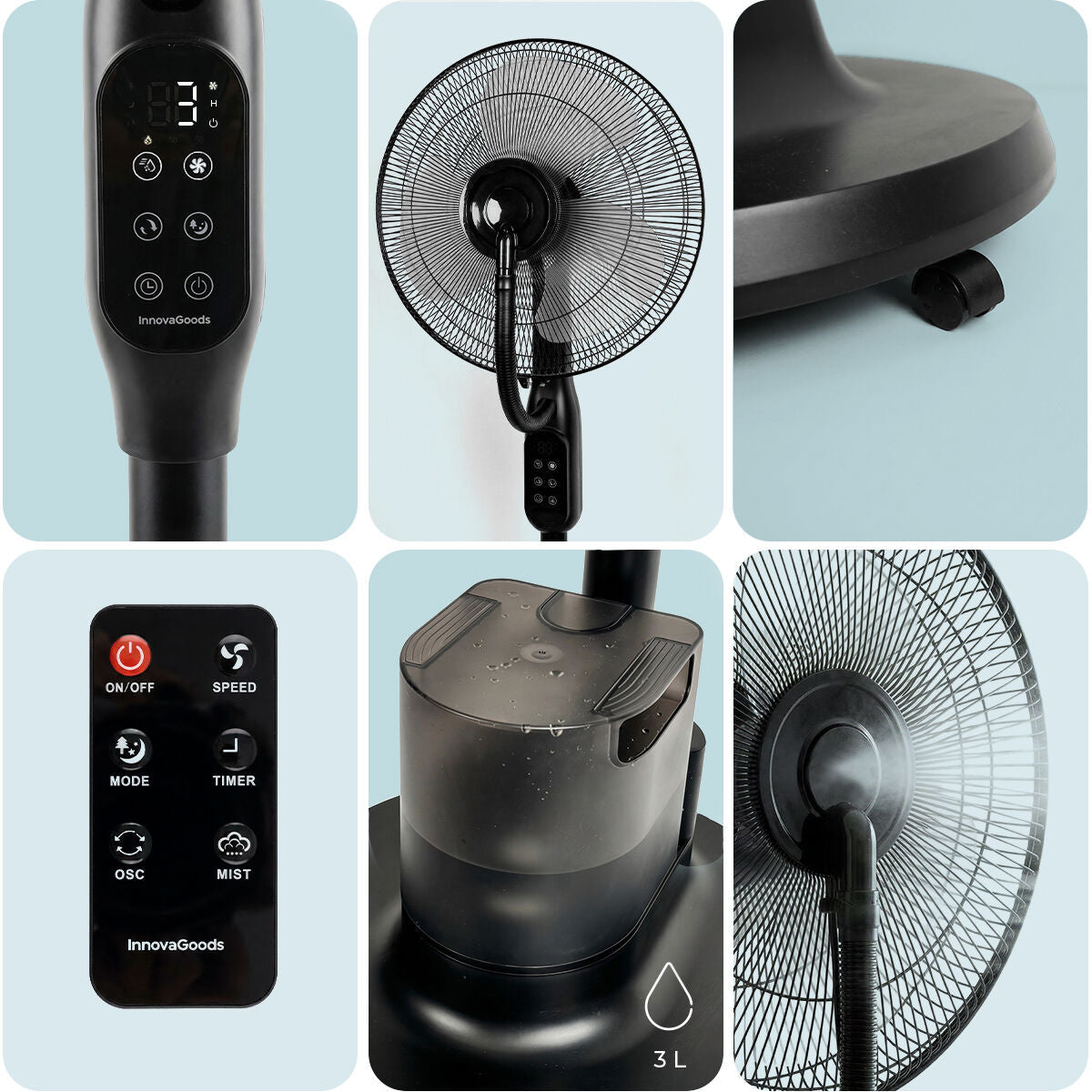 Sprair Innovagoods Standventilator Fernbedienung