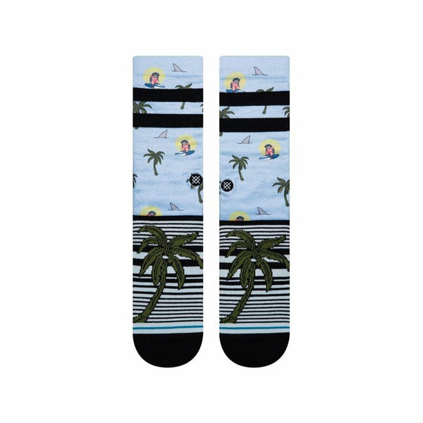 Stance Knöchelsocken Aloha Monkey Staple Unisex Hellblau - Mode & Accessoires