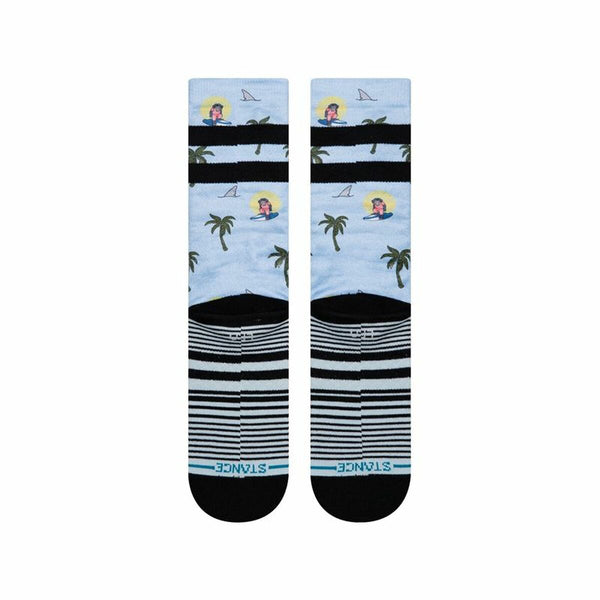 Stance Knöchelsocken Aloha Monkey Staple Unisex Hellblau - Mode & Accessoires