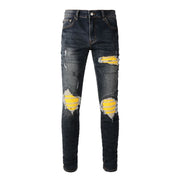 SteelLine Herren Slim-Fit Jeans Schwarz
