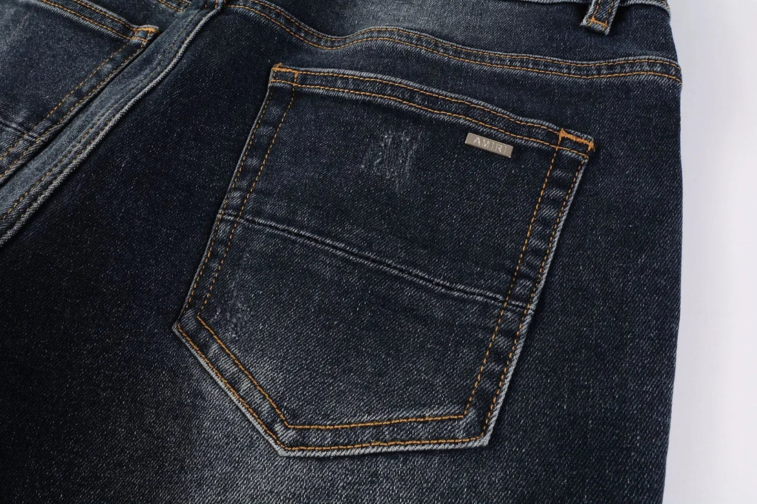 SteelLine Herren Slim-Fit Jeans Schwarz – Detailansicht 5