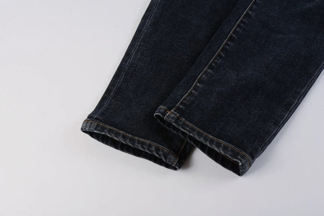 SteelLine Herren Slim-Fit Jeans Schwarz – Detailansicht 1