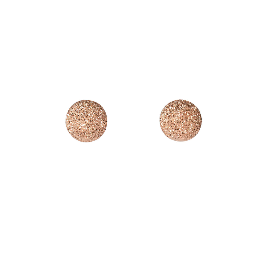Sugarball Ohrringe – Roségold, Silber und Schwarz – Detailansicht 4