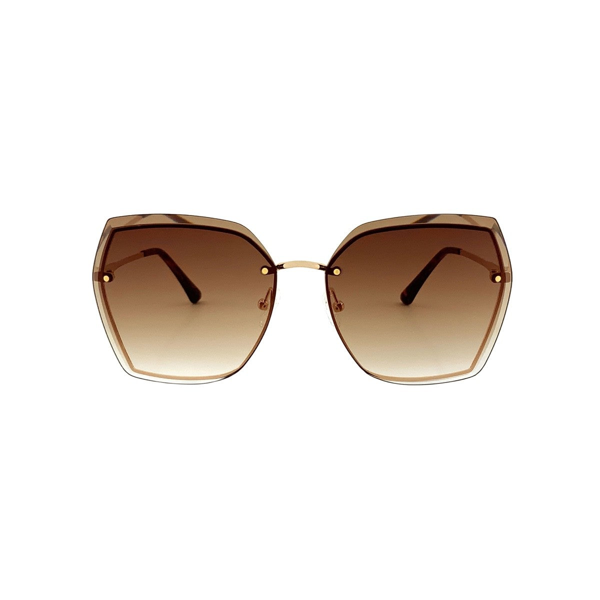 SU.VI Sonnenbrille 51018 Gold Braun