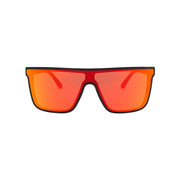Sonnenbrille SU.VI 51024 Schwarz mit roten Gläsern