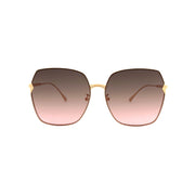 Sonnenbrille SU.VI 54002 Goldfarben mit grau-rosa Gläsern