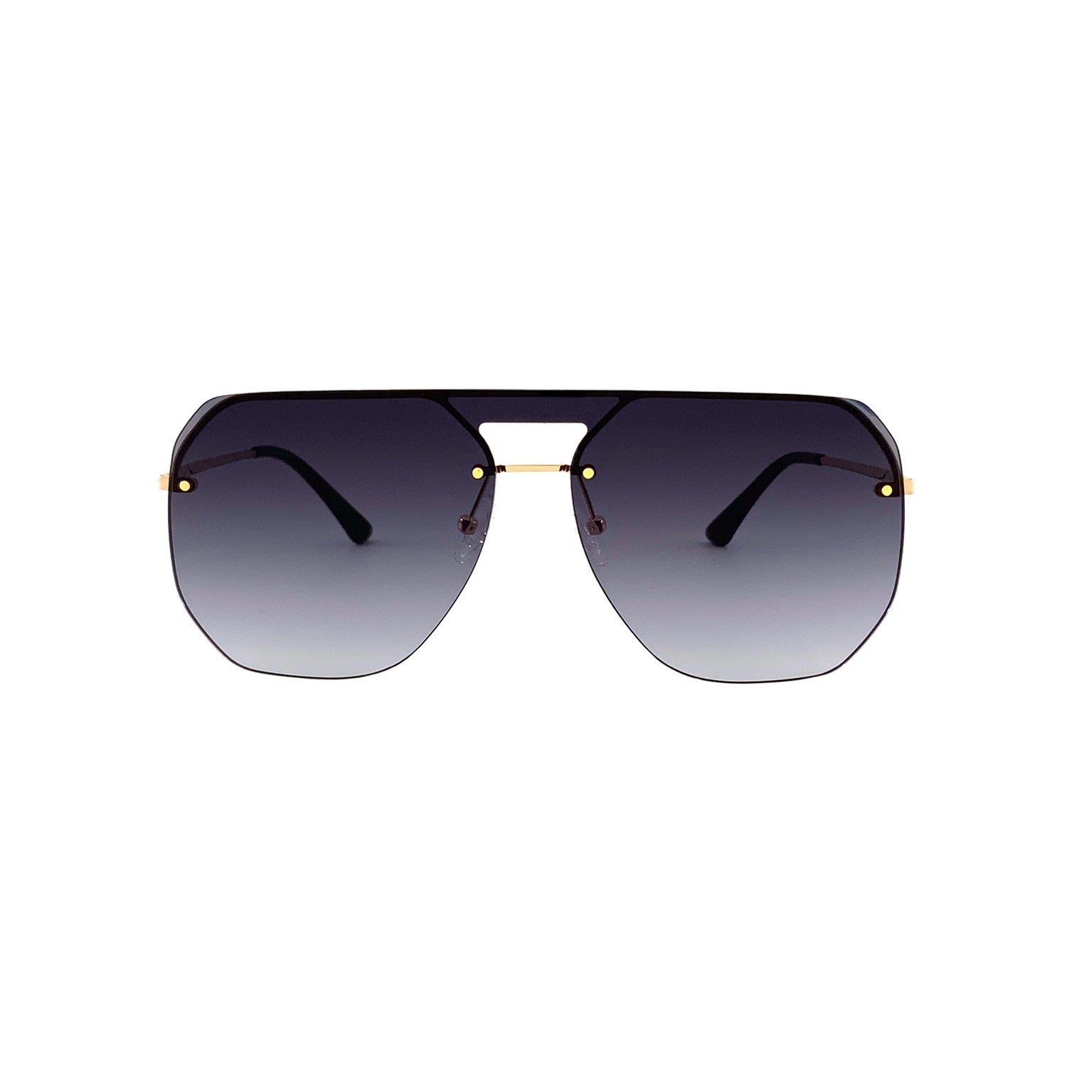 SU.VI Sonnenbrille 54029 in Frontansicht mit Gläserfarbe Verlaufsgrau
