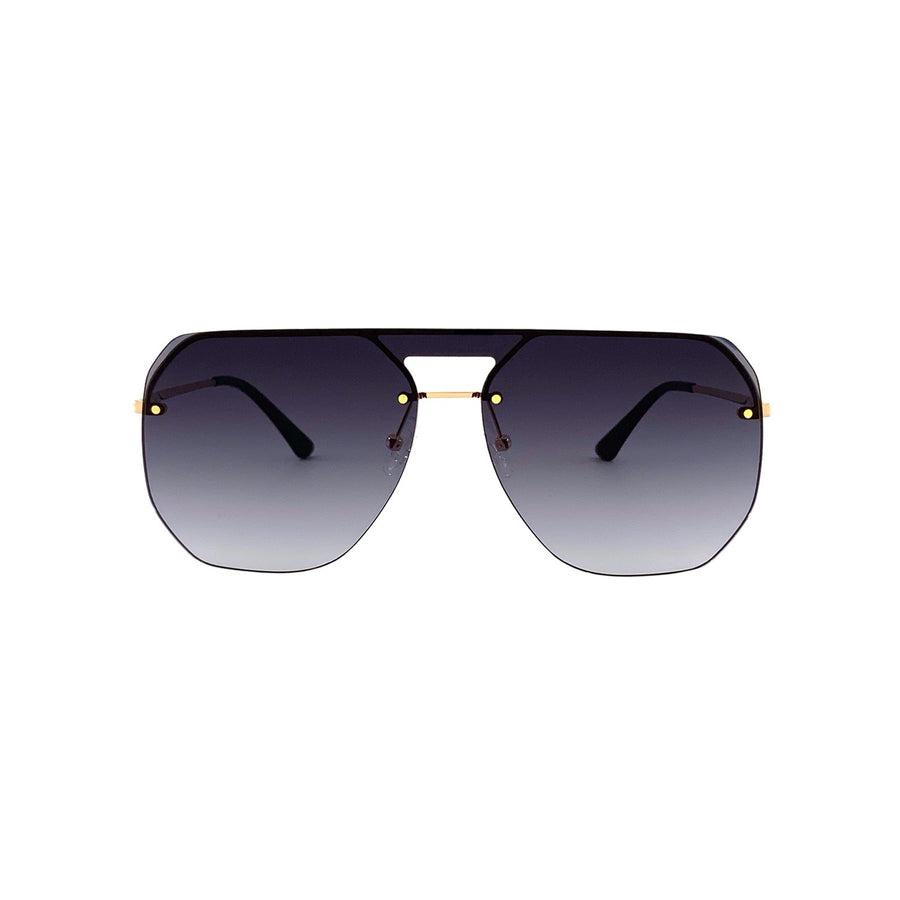 Sonnenbrille SU.VI 54029 Goldfarben mit grauen Gläsern