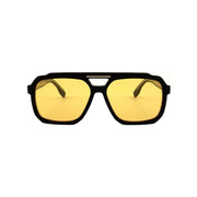 Sonnenbrille SU.VI 54074 Schwarz mit gelben Gläsern