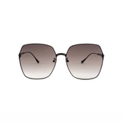SU.VI Sonnenbrille 55001 Mattschwarz Braun