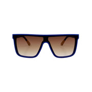 Sonnenbrille SU.VI 55050 Mattlila mit braunen Gläsern