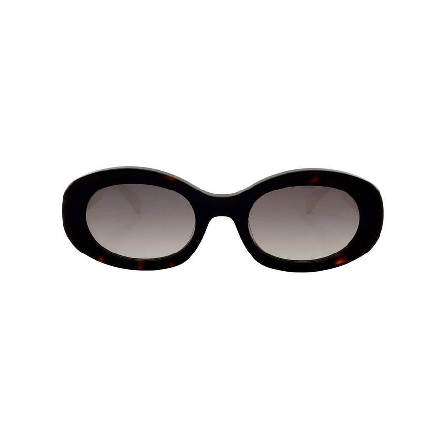 Sonnenbrille SU.VI 55093 Schwarz-Beige mit grauen Gläsern