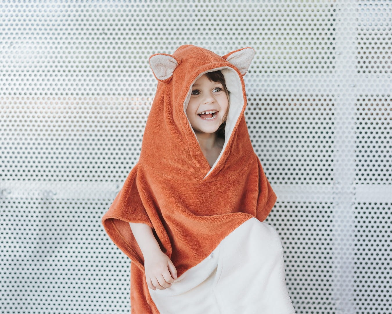 Surffoxy Kinder-Badeponcho – Orange