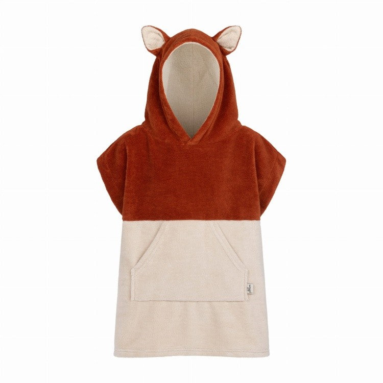 Surffoxy Kinder-Badeponcho – Orange – Produktansicht 2