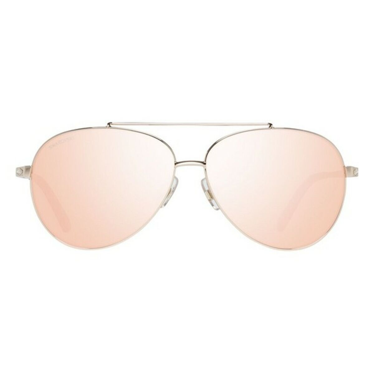 Swarovski Damensonnenbrille SK0194-6028U mit pink mirrored lenses und luxuriösem Design