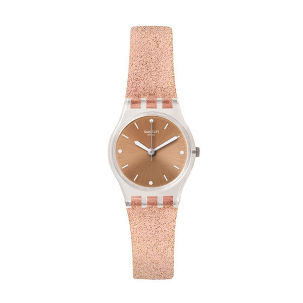 Rose Gold Swatch Damenuhr LK354D mit modernem Design und eleganter Optik