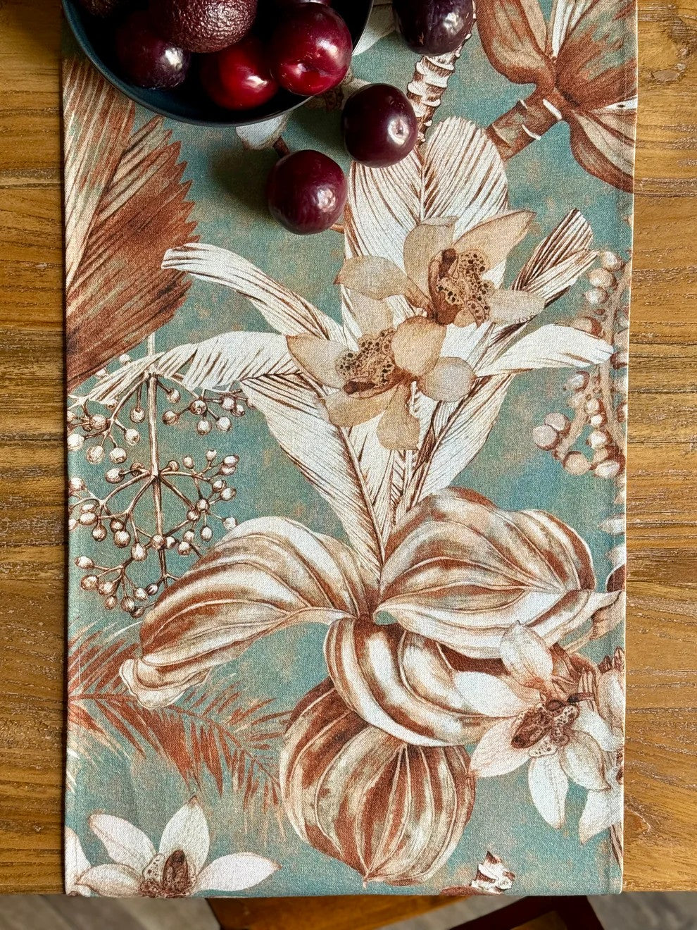 Tischläufer, Leinen-Baumwoll-Mix – Terra Flora – Produktansicht 2