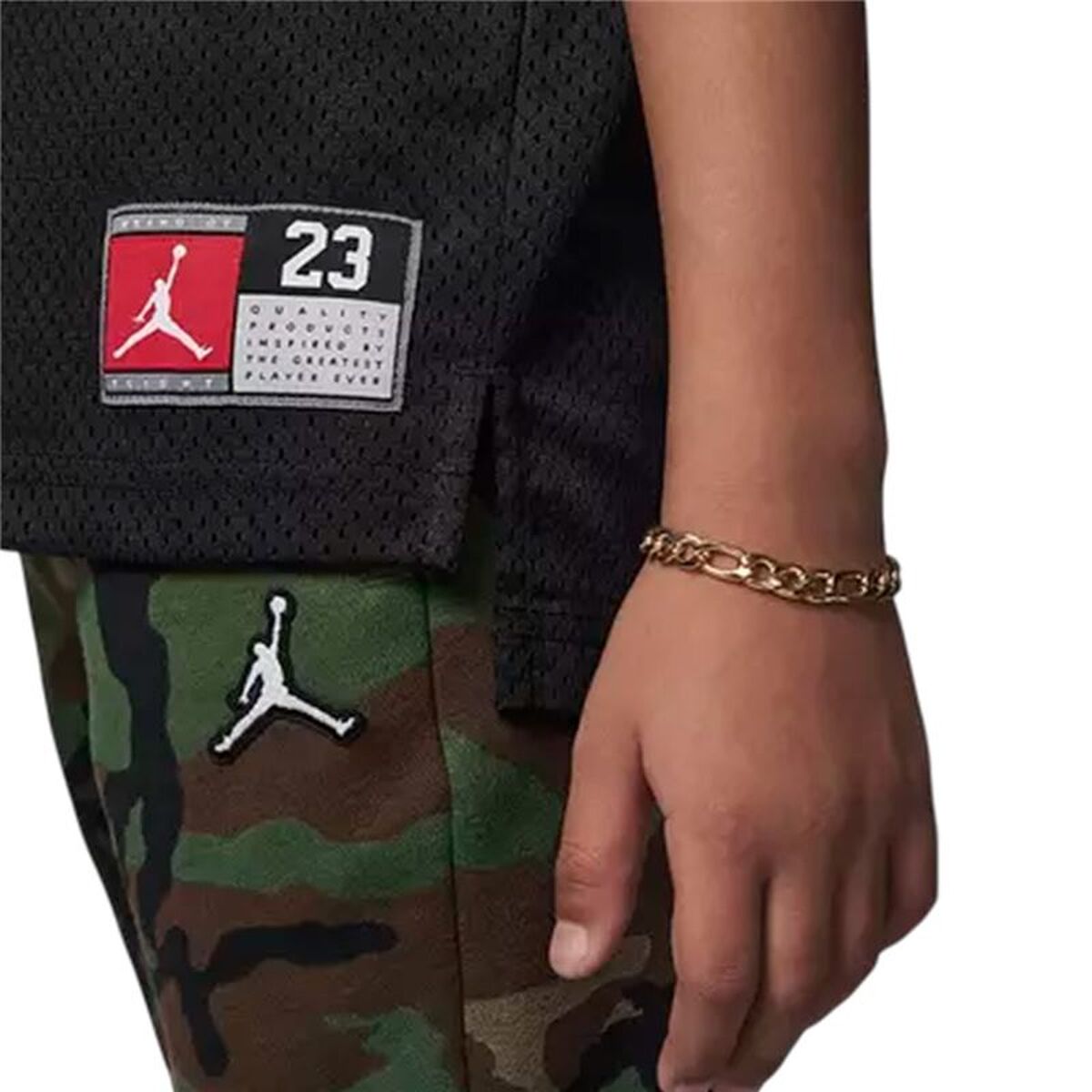 Tanktop Kind Jordan 23 Jersey Schwarz - Sport & Freizeit