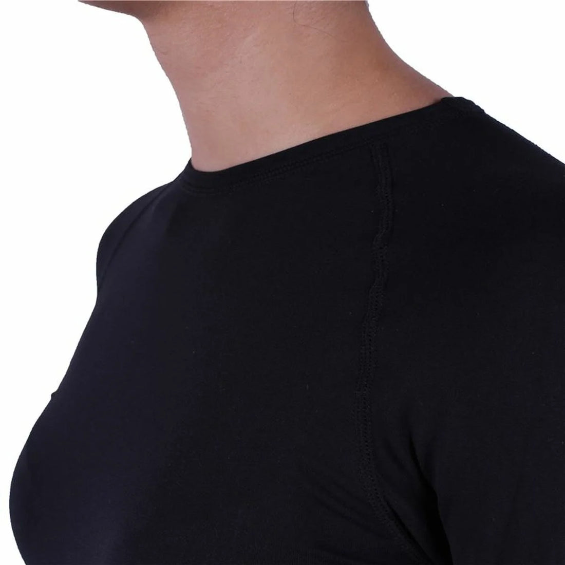 Goher Damen-Thermoshirt – Schwarz – Detailansicht 5