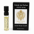 Gold Rose Oudh Parfümprobe und Box Tiziana Terenzi Gold Rose Oudh Extrait