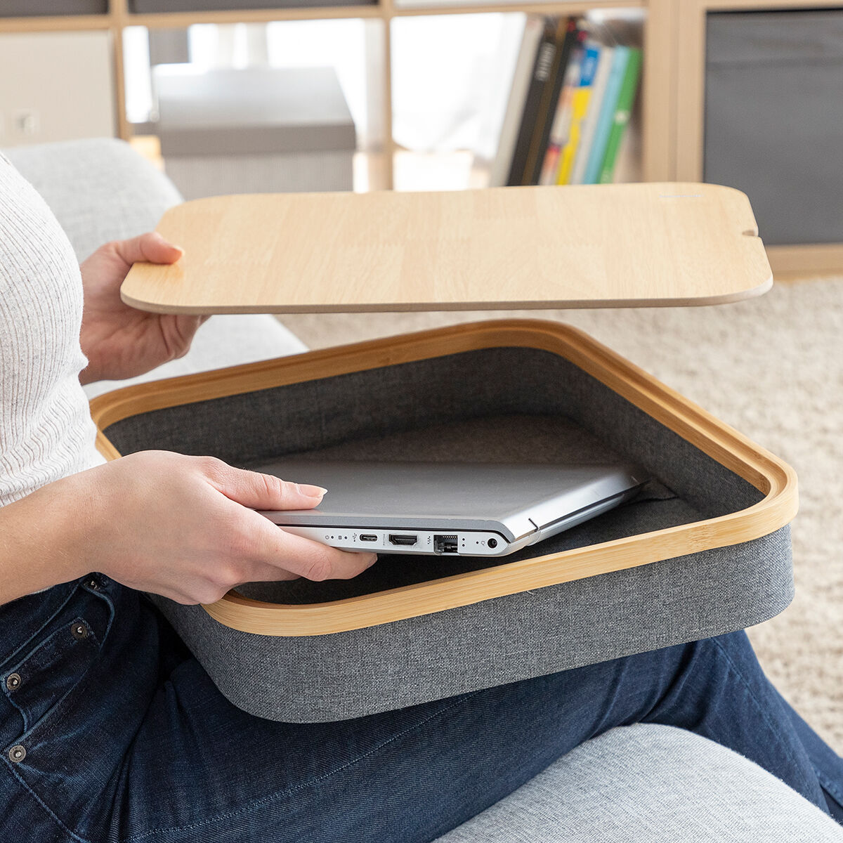 Tragbare Laptop Unterlage Ablagefach Larage InnovaGoods