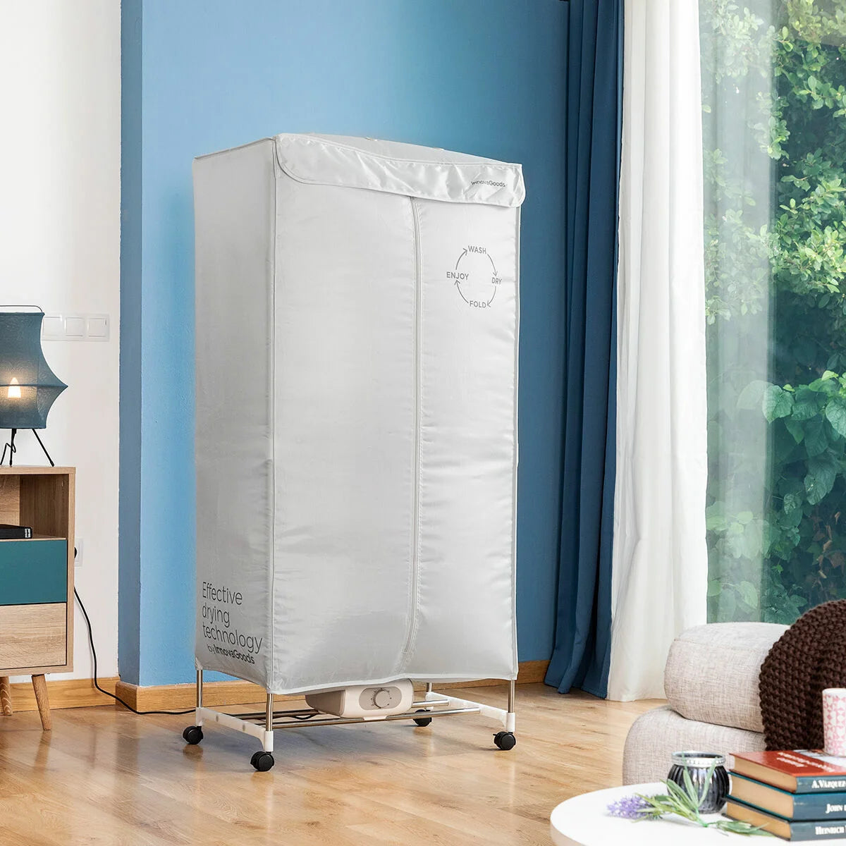Tragbarer elektrischer Wäschetrockner mit 2 Höhen Dupledry  1200 W – Produktansicht 2