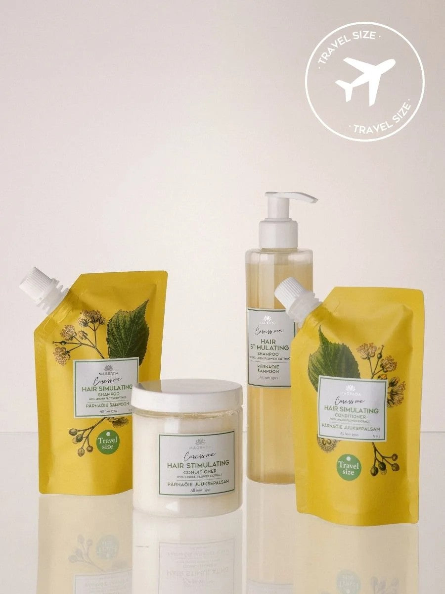 Reisegröße Lindenblüten Shampoo mit nordischem Birkenextrakt – 100 ml – Produktansicht 3
