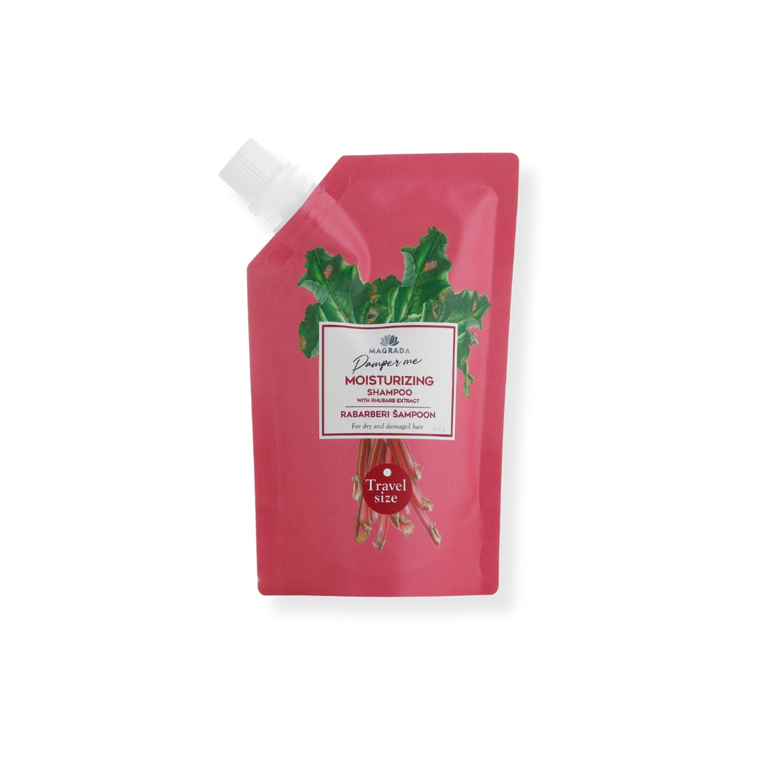 Rhabarber-Shampoo mit Aloe-Extrakt, Reisegröße 100 ml – Detailansicht 1