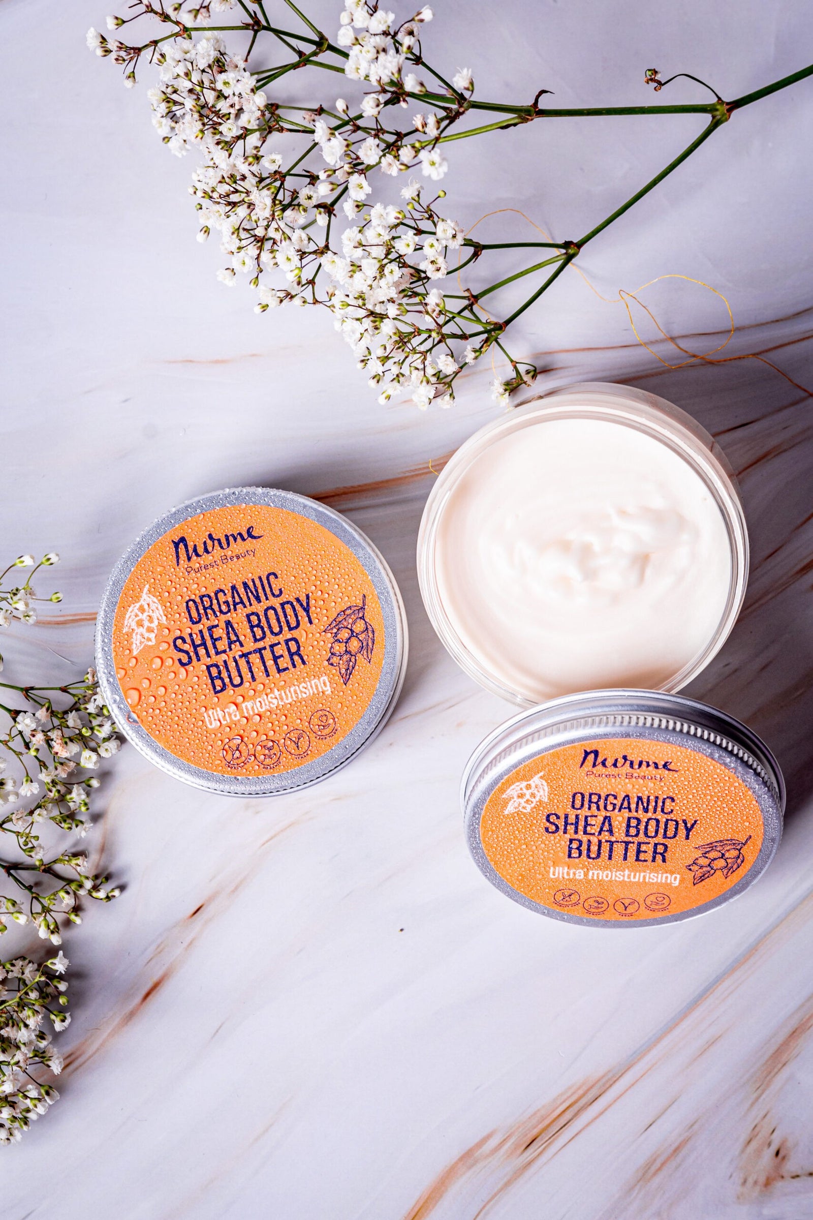 Reisegröße Intensiv feuchtigkeitsspendende Shea-Körperbutter, 50 ml – Produktansicht 2