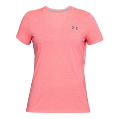 Produktbild von Under Armour Damen Kurzarm-T-Shirt Rosa – Atmungsaktiv, XS